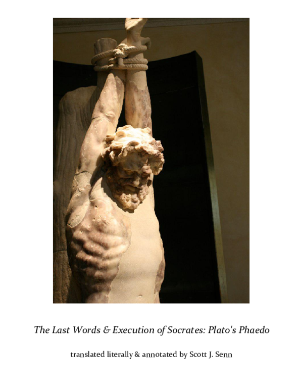 (PDF) The Last Words and Execution of Socrates: Plato's Phaedo