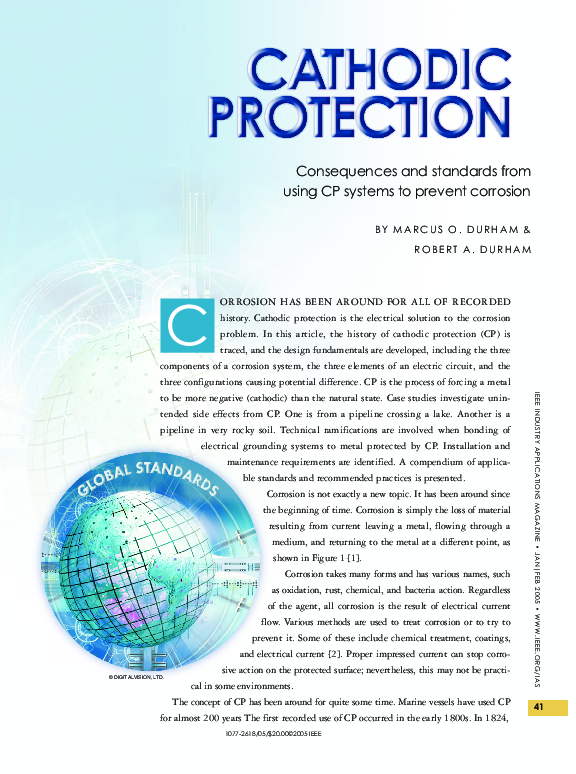 (PDF) Cathodic protection