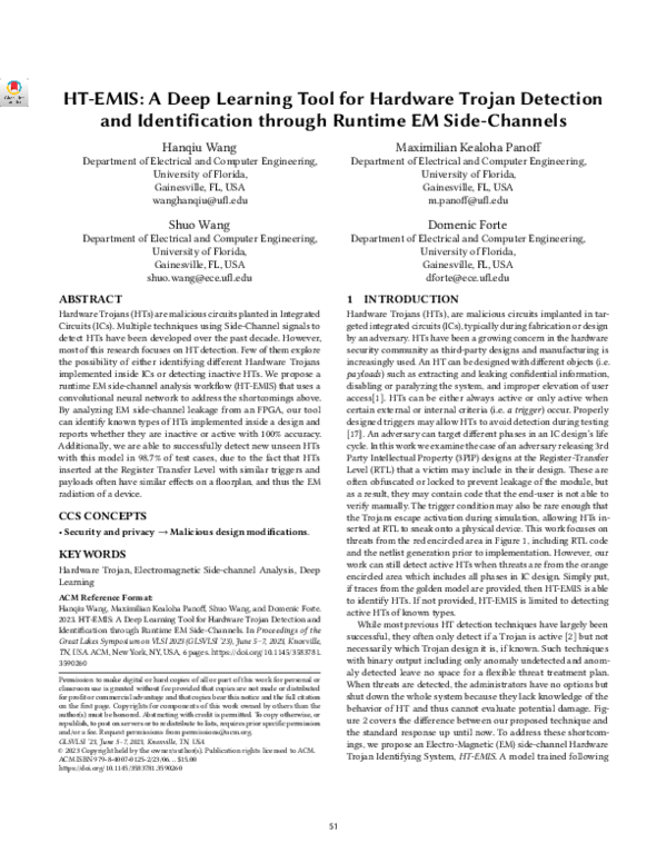 (PDF) HT-EMIS: A Deep Learning Tool for Hardware Trojan Detection and ...