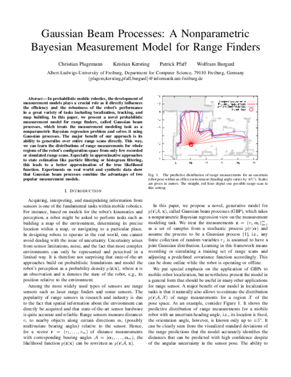 (PDF) Gaussian Beam Processes: A Nonparametric Bayesian Measurement ...