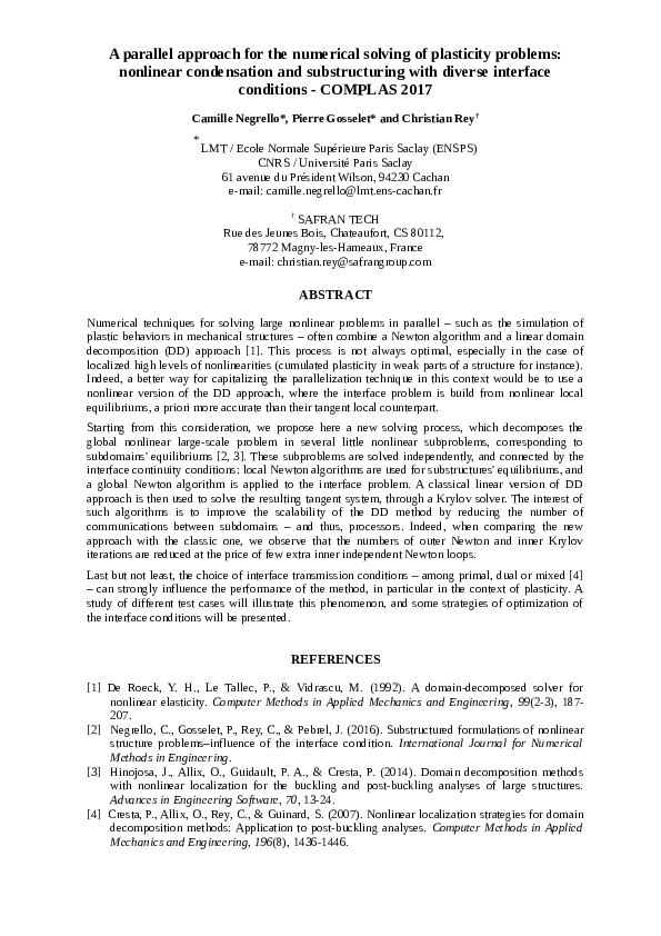 (PDF) A parallel approach for the numerical solving of plasticity ...