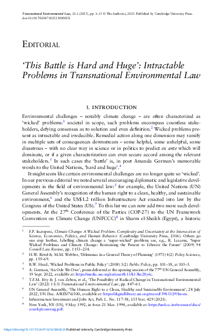 (PDF) ‘This Battle is Hard and Huge’: Intractable Problems in ...