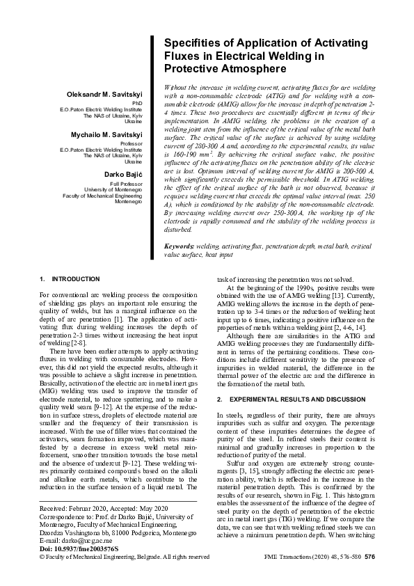 (PDF) Specifities of application of activating fluxes in electrical ...