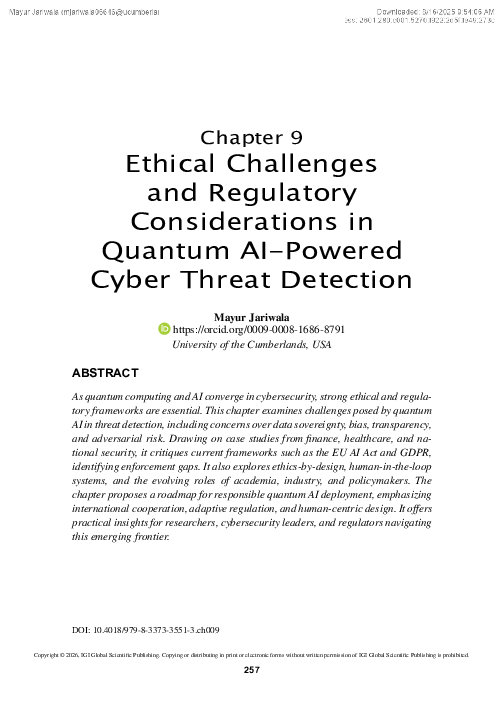 (PDF) Ethical Challenges and Regulatory Considerations in Quantum AI ...