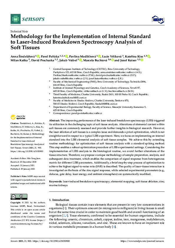 (PDF) Methodology for the Implementation of Internal Standard to Laser ...