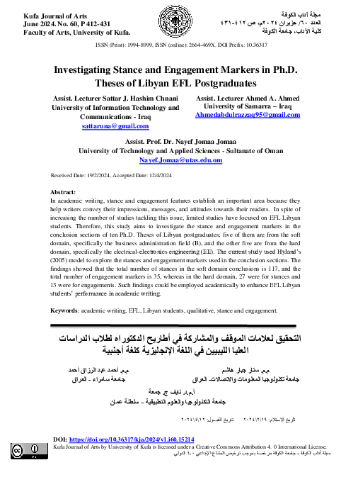 (PDF) Investigating Stance and Engagement Markers in Ph.D. Theses of ...