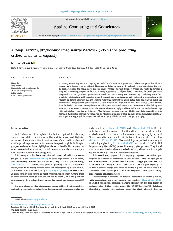 (PDF) A deep learning physics-informed neural network (PINN) for ...