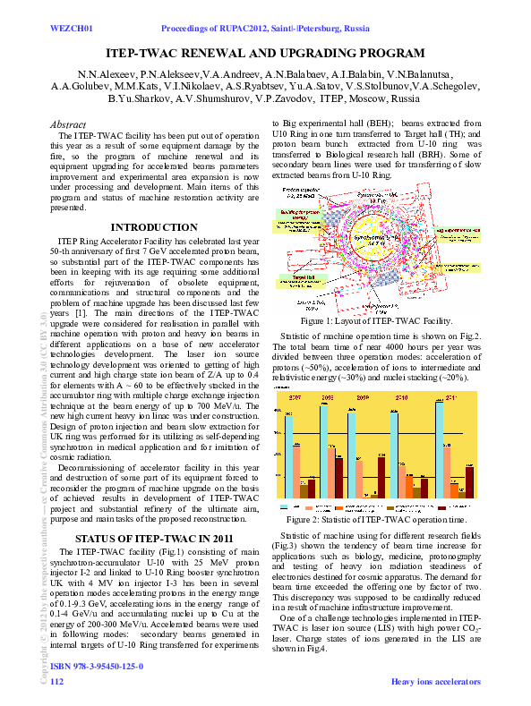 (PDF) Itep-Twac Renewal and Upgrading Program