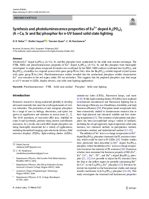(PDF) Publish paper LED -tanveer Quazi