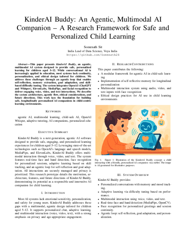 (PDF) KinderAI Buddy: An Agentic, Multimodal AI Companion -A Research ...