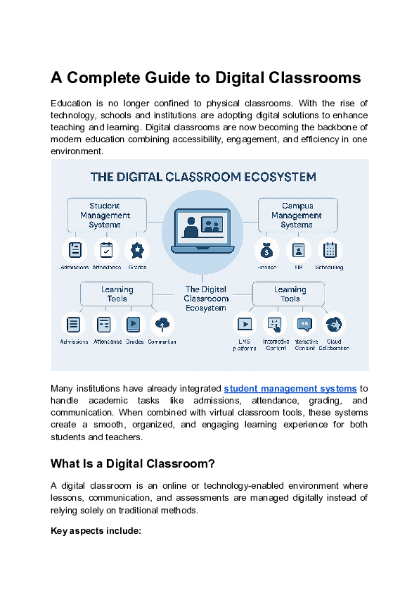 (PDF) A Complete Guide to Digital Classrooms