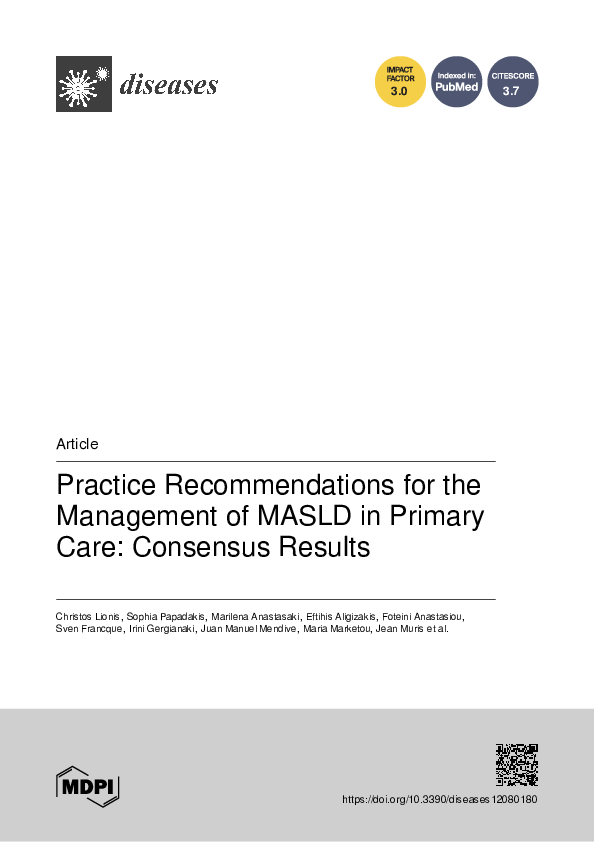 (PDF) Practice Recommendations for the Management of MASLD in Primary ...