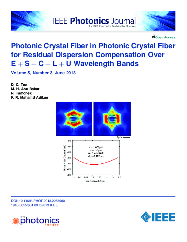 (PDF) Photonic Crystal Fiber in Photonic Crystal Fiber for Residual ...