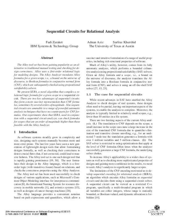 (PDF) Sequential Circuits for Relational Analysis