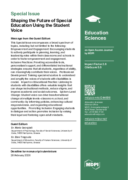 (PDF) Shaping the Future of Special Education Using the Student Voice