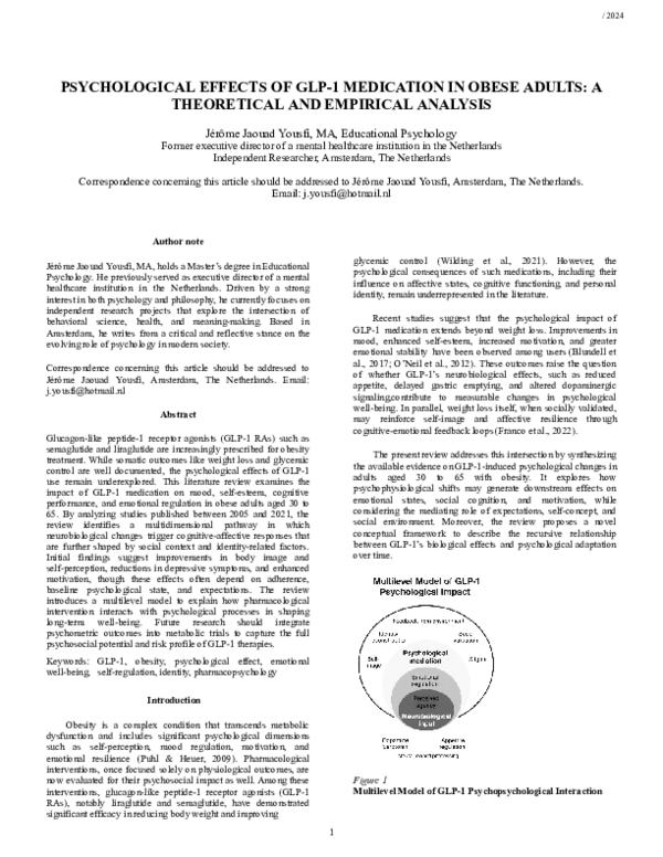 Association between GLP-1 receptor agonist use and worsening mental ...