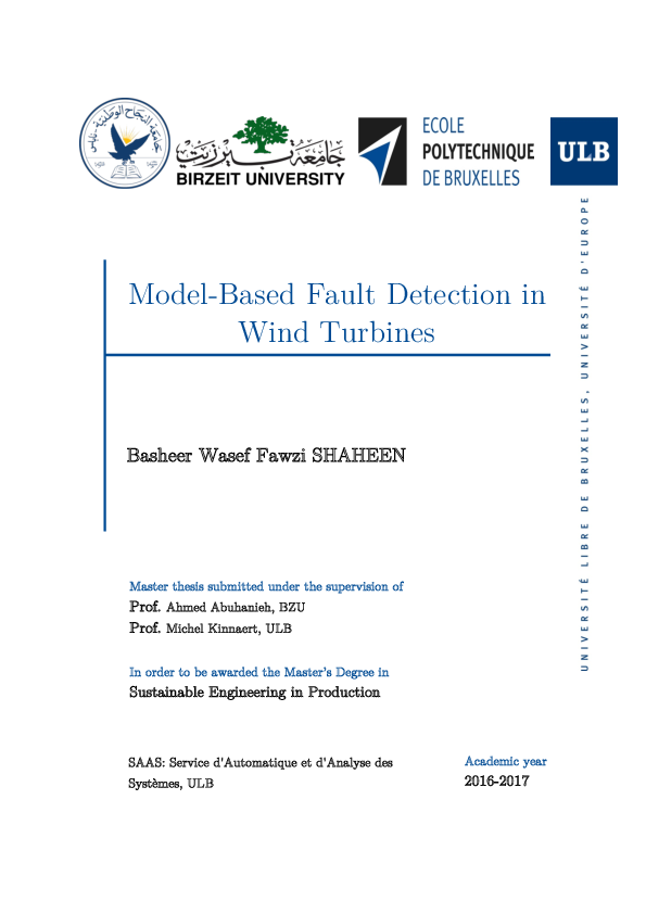 (PDF) Model-Based Fault Detection in Wind Turbines