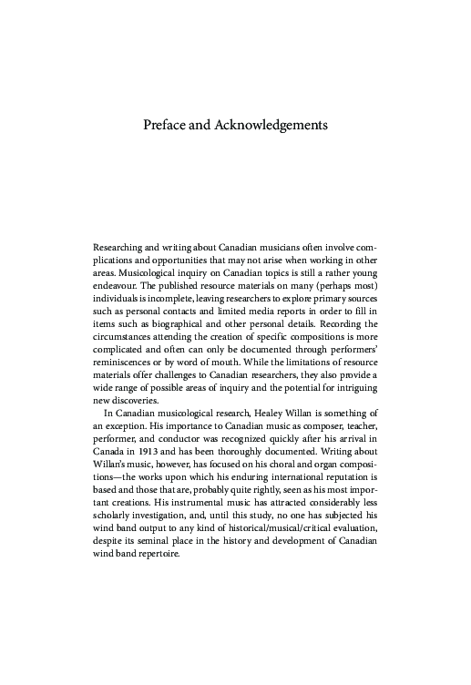 Pdf Preface And Acknowledgements