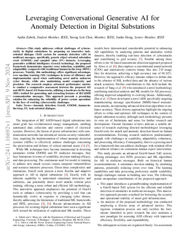 (PDF) Leveraging Conversational Generative AI for Anomaly Detection in ...