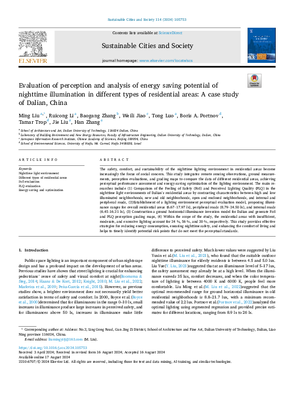(PDF) Evaluation of perception and analysis of energy saving potential ...