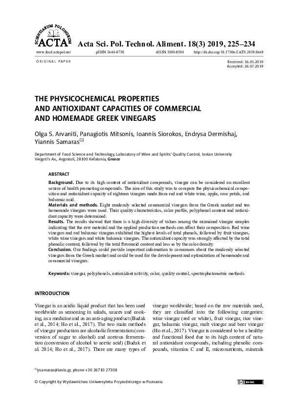 (PDF) The physicochemical properties and antioxidant capacities of ...