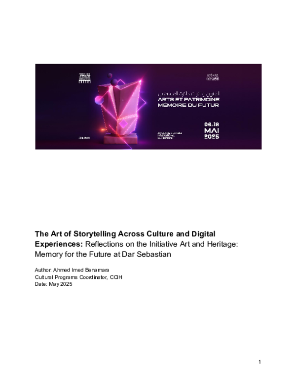 (PDF) The Art of Storytelling Across Culture and Digital Experiences ...