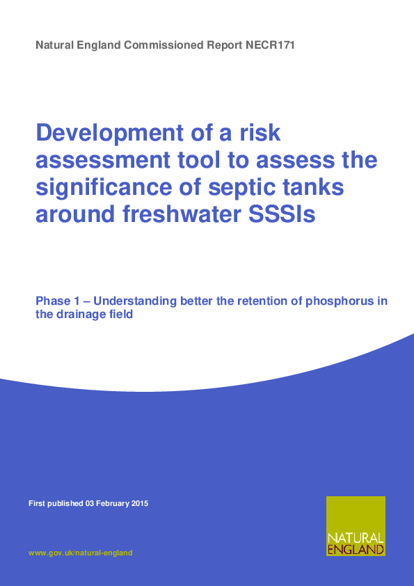 (PDF) Development of a risk assessment tool to assess the significance ...