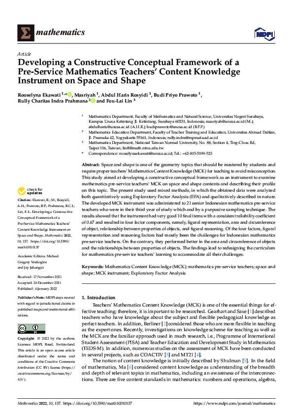(PDF) Developing a Constructive Conceptual Framework of a Pre-Service ...