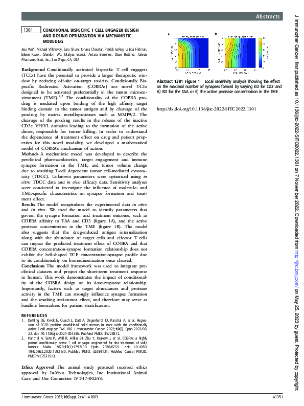 (PDF) 1303 Prediction of best response for NSCLC patients receiving ...