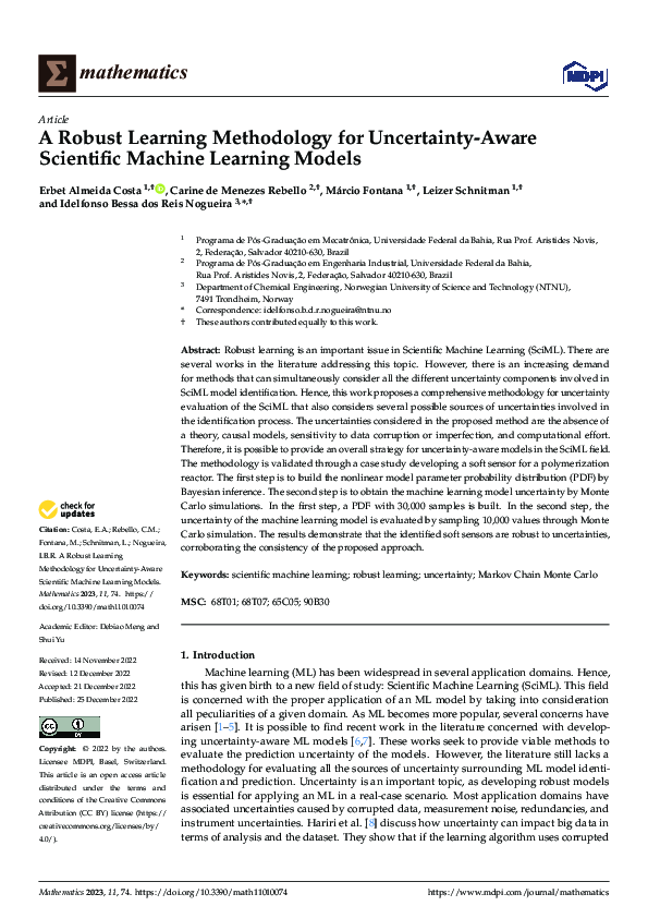 (PDF) A Robust Learning Methodology for Uncertainty-Aware Scientific ...