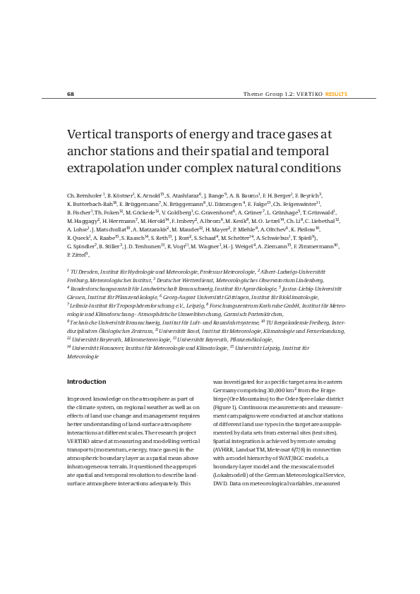 (PDF) Vertical transports of energy and trace gases at anchor stations ...
