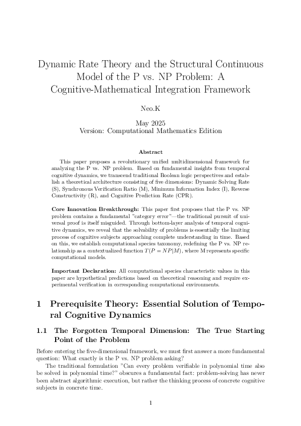 (PDF) Dynamic Rate Theory and the Structural Continuous Model of the P ...