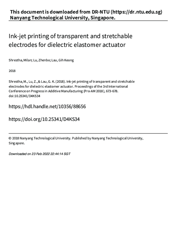 (PDF) Ink-jet printing of transparent and stretchable electrodes for ...