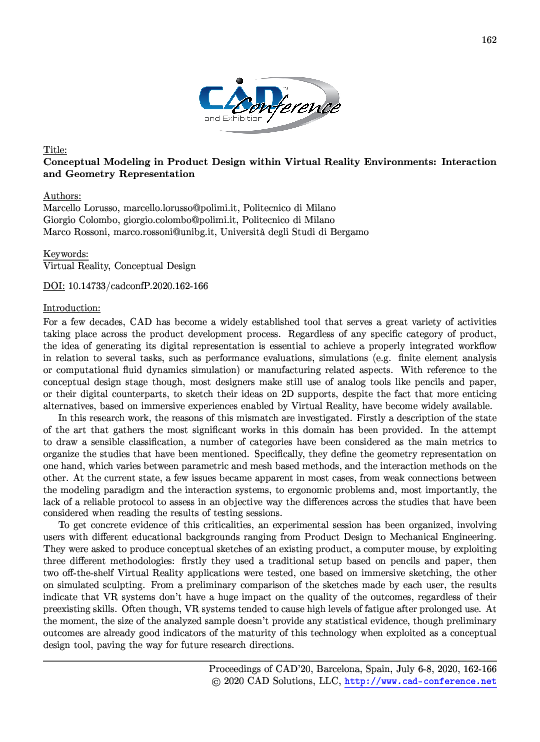 (PDF) Conceptual Modeling in Product Design within Virtual Reality ...