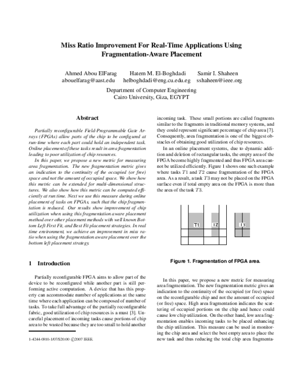 (PDF) Miss Ratio Improvement for Real-Time Applications Using ...