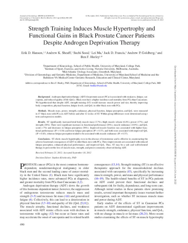 (PDF) Strength Training Induces Muscle Hypertrophy and Functional Gains ...