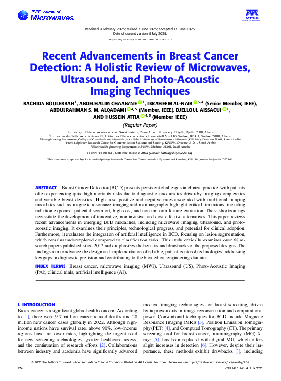 (PDF) Recent Advancements in Breast Cancer Detection: A Holistic Review ...
