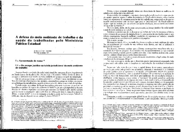 (PDF) A defesa do meio ambiente de trabalho e da saúde do trabalhador ...