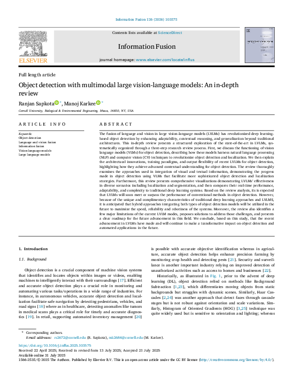 (PDF) Object detection with multimodal large vision-language models: An ...