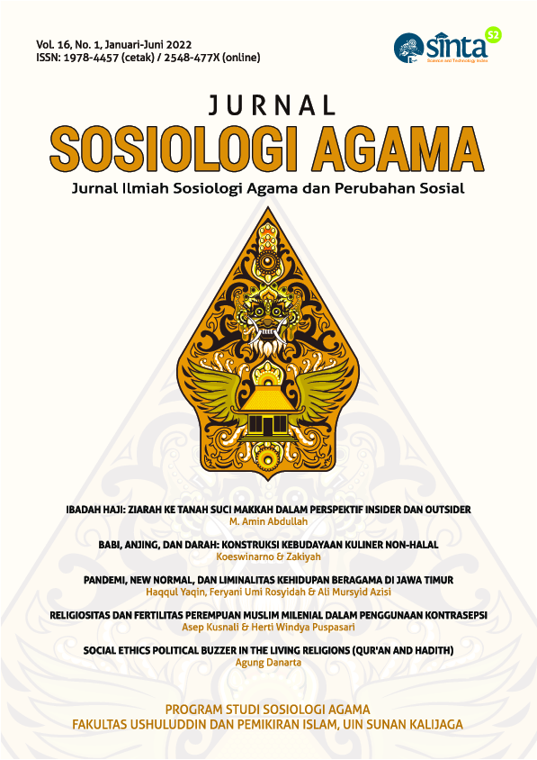 (PDF) Pandemi, New Normal, Dan Liminalitas Kehidupan Beragama DI Jawa Timur