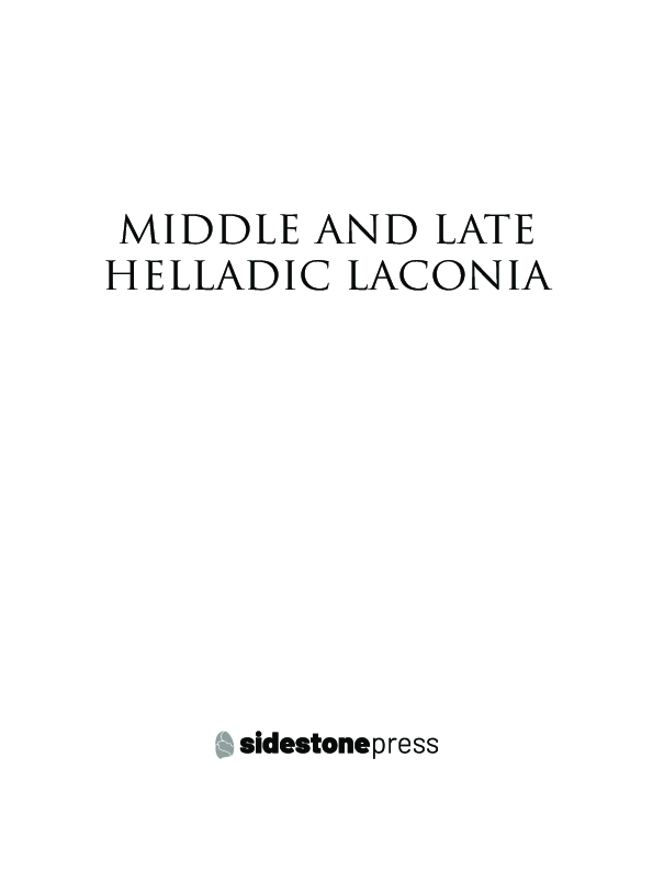 (PDF) Introduction. Middle and Late Helladic Laconia. Competing ...