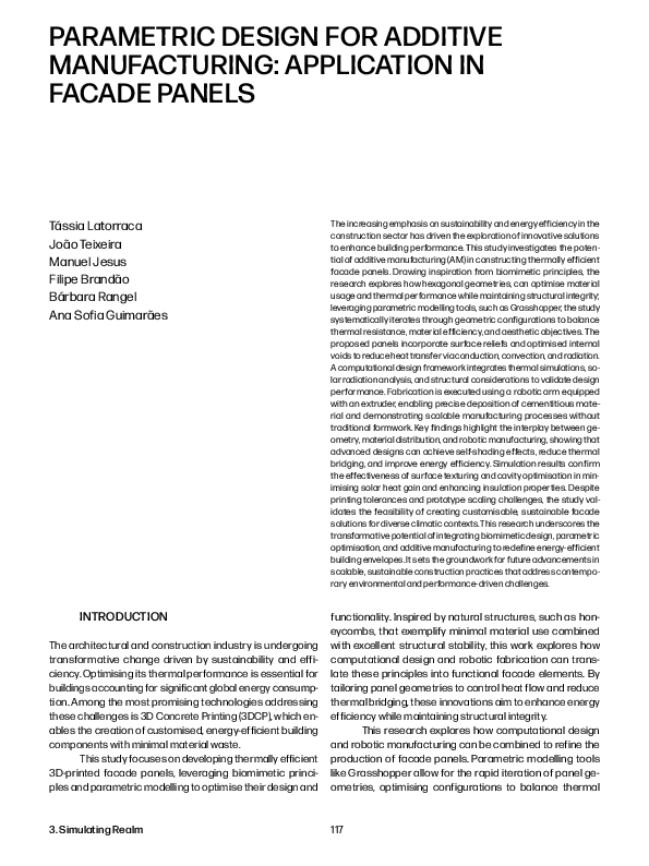 (PDF) PARAMETRIC DESIGN FOR ADDITIVE MANUFACTURING: APPLICATION IN ...