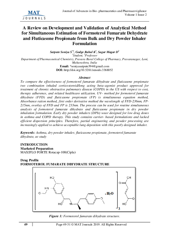 (PDF) A Review on Development and Validation of Analytical Method for ...