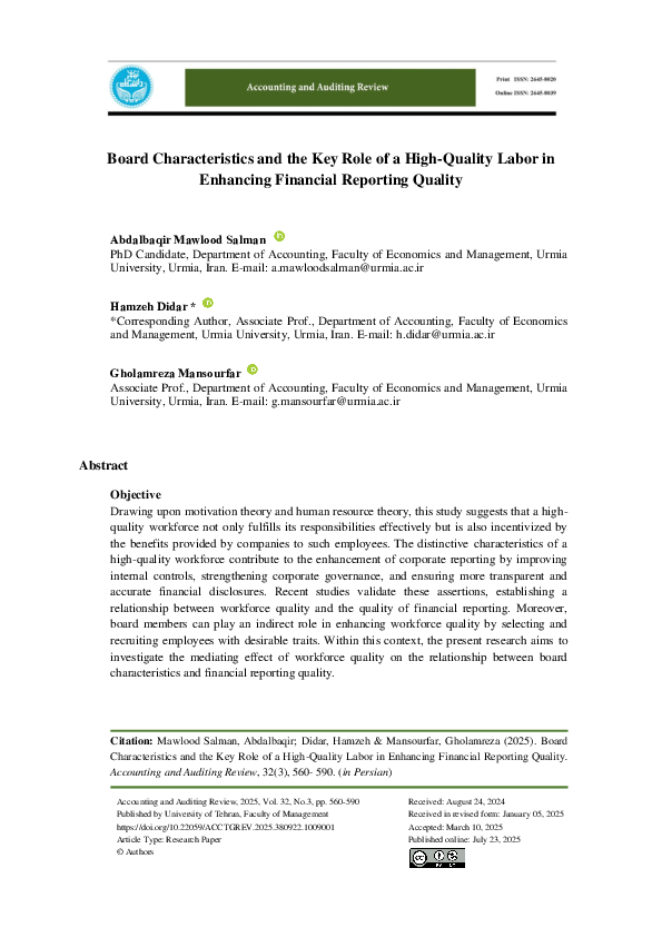 (PDF) Board Characteristics and the Key Role of a High-Quality Labor in ...