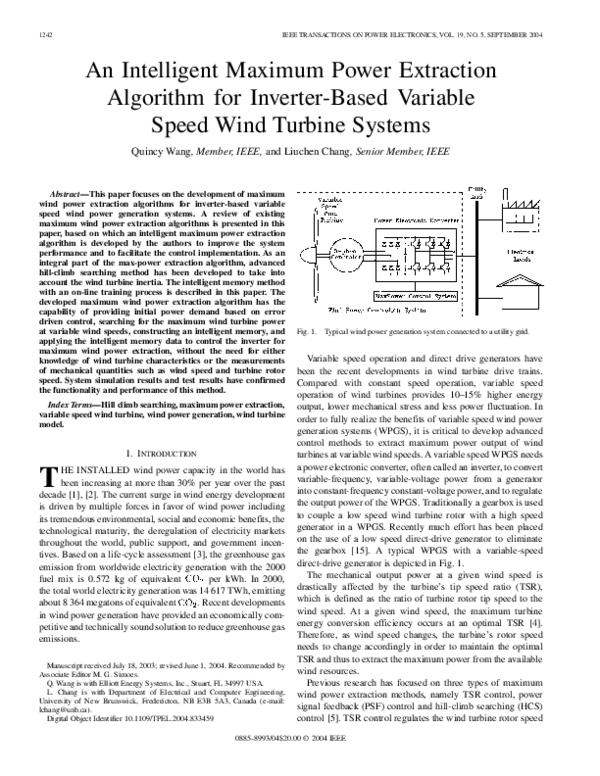 (PDF) An Intelligent Maximum Power Extraction Algorithm for Inverter ...