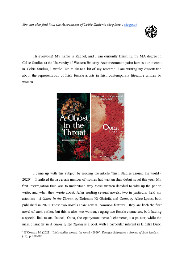 (PDF) Student Research Snapshot
