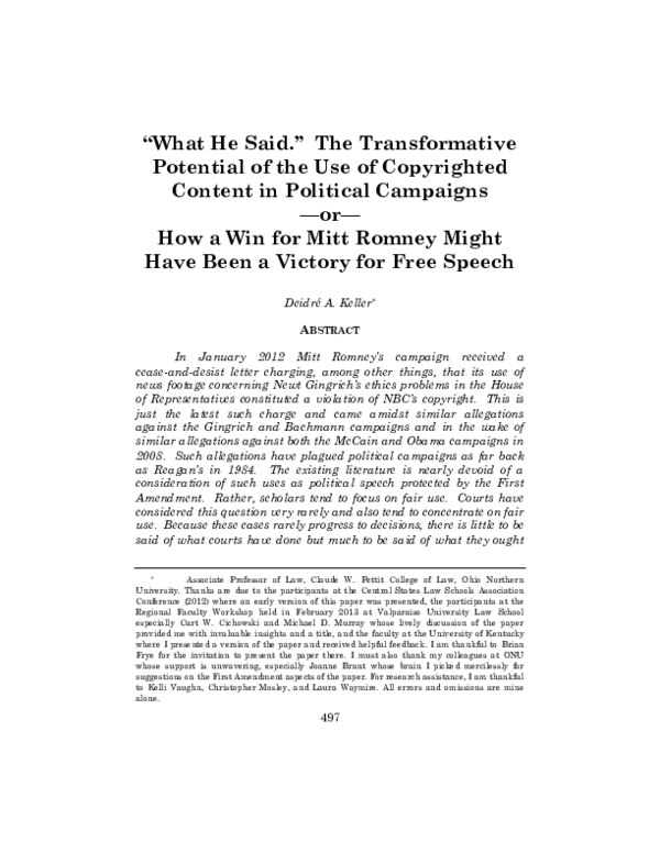 (PDF) What He Said...': The Transformative Potential of the Use of ...