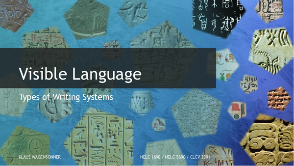 (PDF) Visible Language: Types of Writing Systems (I)