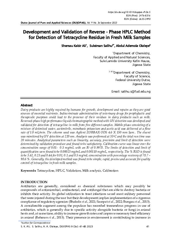 (PDF) Development and validation of reverse - phase HPLC method for ...