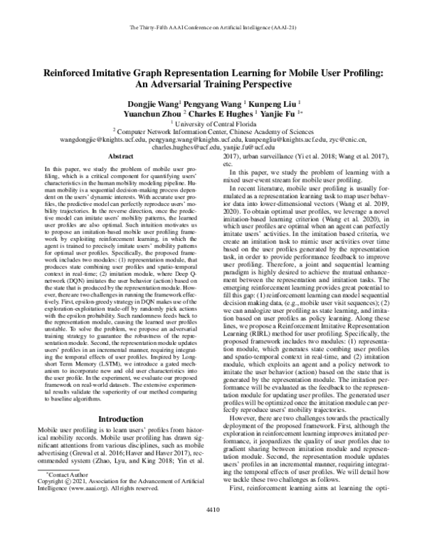 (PDF) Reinforced Imitative Graph Representation Learning for Mobile ...